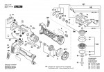 Bosch 3 601 JJ4 001 Gws 18V-10 Cordless Angle Grinder 18 V / Eu Spare Parts